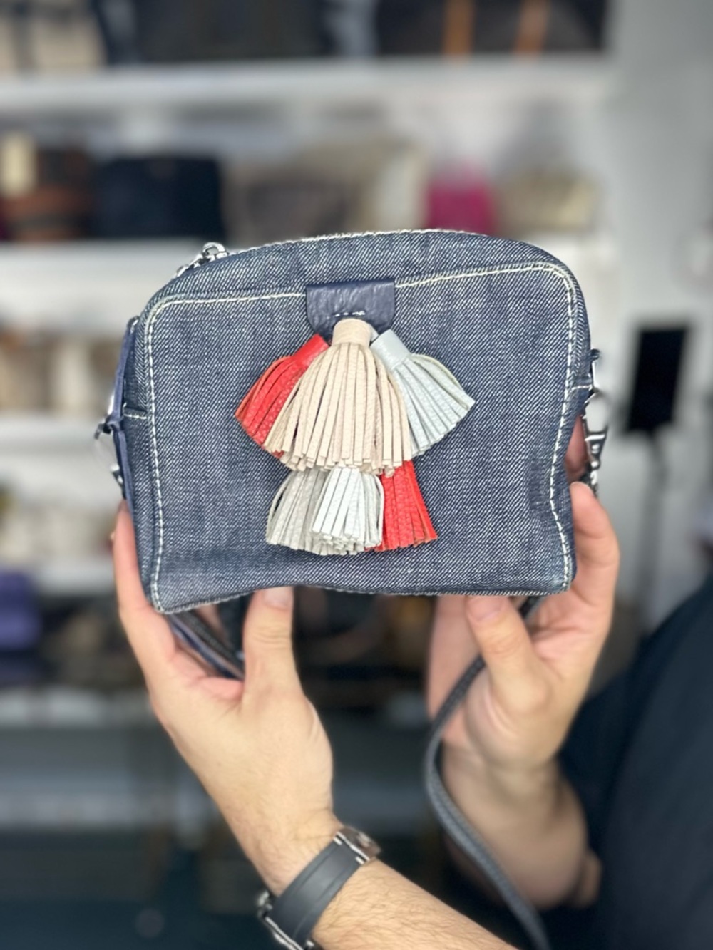 R.M DENIM CAMERA BAG